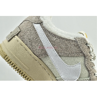 Nike Wmns Air Force 1 Shadow Wild DC5270-016 Enigma Stone/Oatmeal/Light Bone/White Mens Womens Shoes