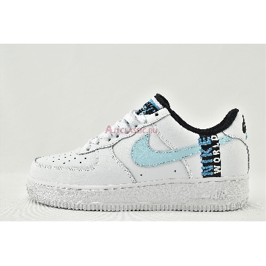 Nike Air Force 1 07 LV8 Worldwide Pack - Glacier Blue CK6924-100 White/Blue Fury/Black/Glacier Blue Mens Womens Shoes