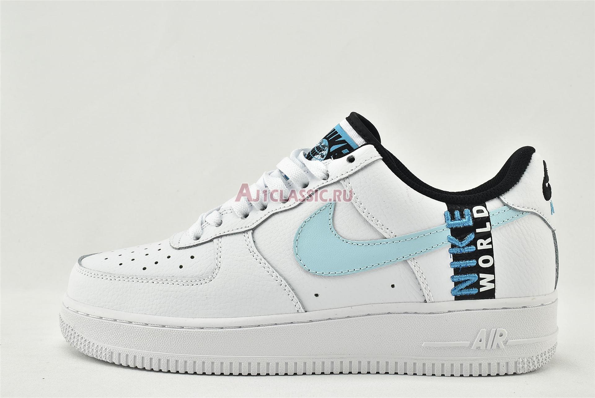 New Nike Air Force 1 07 LV8 "Worldwide Pack - Glacier Blue" CK6924-100 Shoes