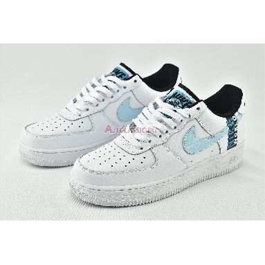 Nike Air Force 1 07 LV8 Worldwide Pack - Glacier Blue CK6924-100 White/Blue Fury/Black/Glacier Blue Mens Womens Shoes