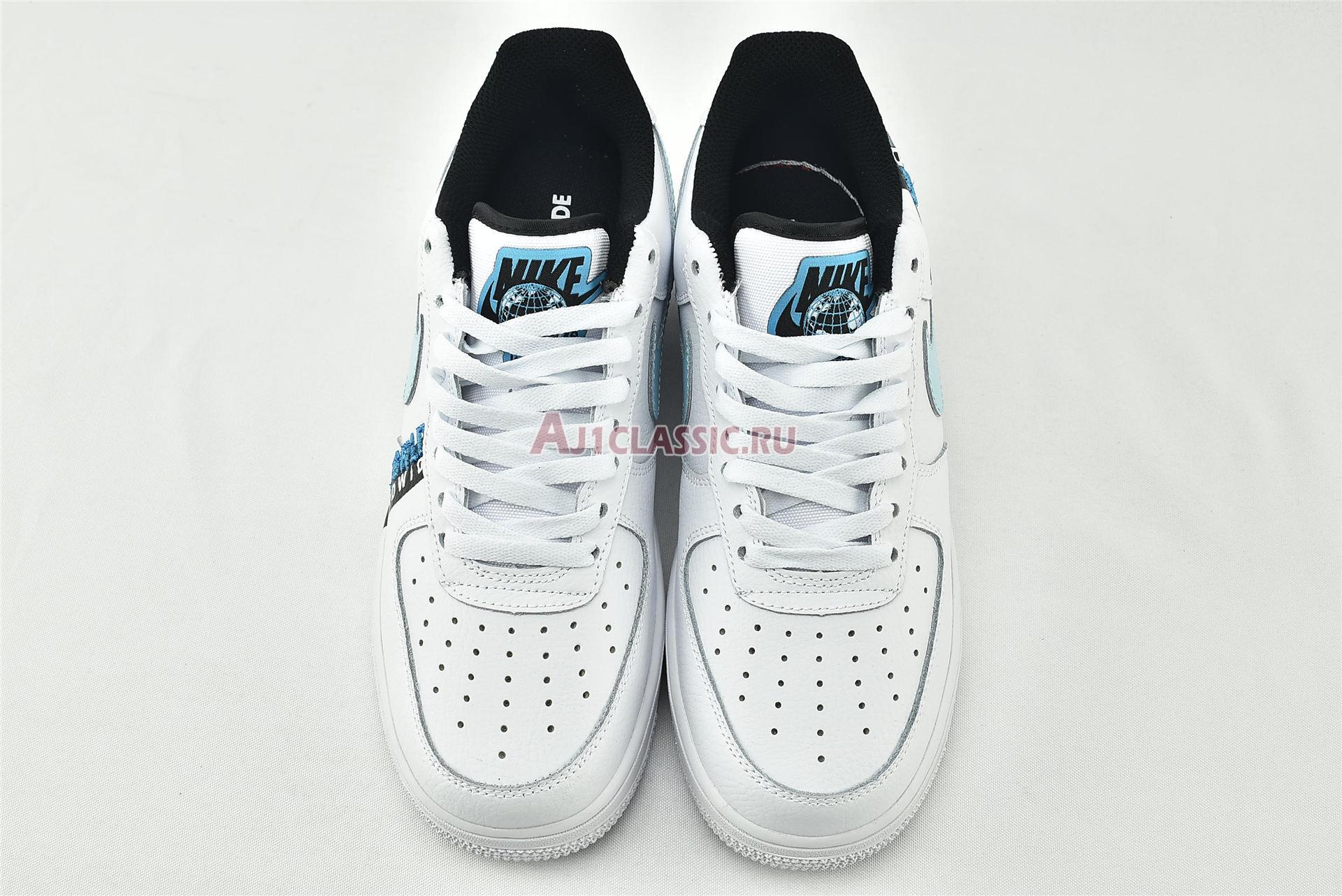 New Nike Air Force 1 07 LV8 "Worldwide Pack - Glacier Blue" CK6924-100 Shoes