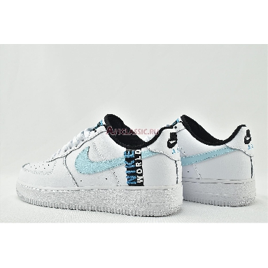 Nike Air Force 1 07 LV8 Worldwide Pack - Glacier Blue CK6924-100 White/Blue Fury/Black/Glacier Blue Mens Womens Shoes