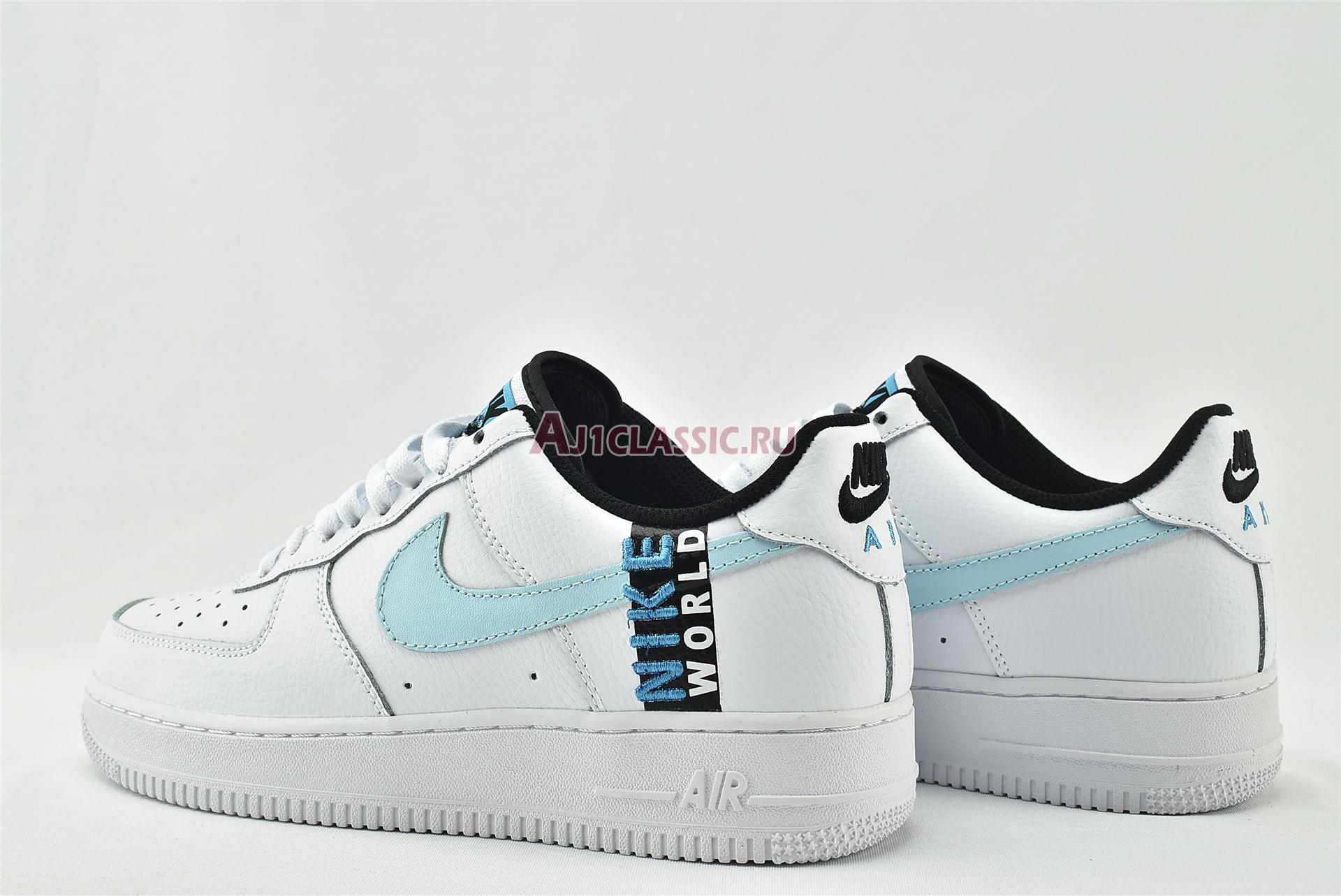 New Nike Air Force 1 07 LV8 "Worldwide Pack - Glacier Blue" CK6924-100 Shoes