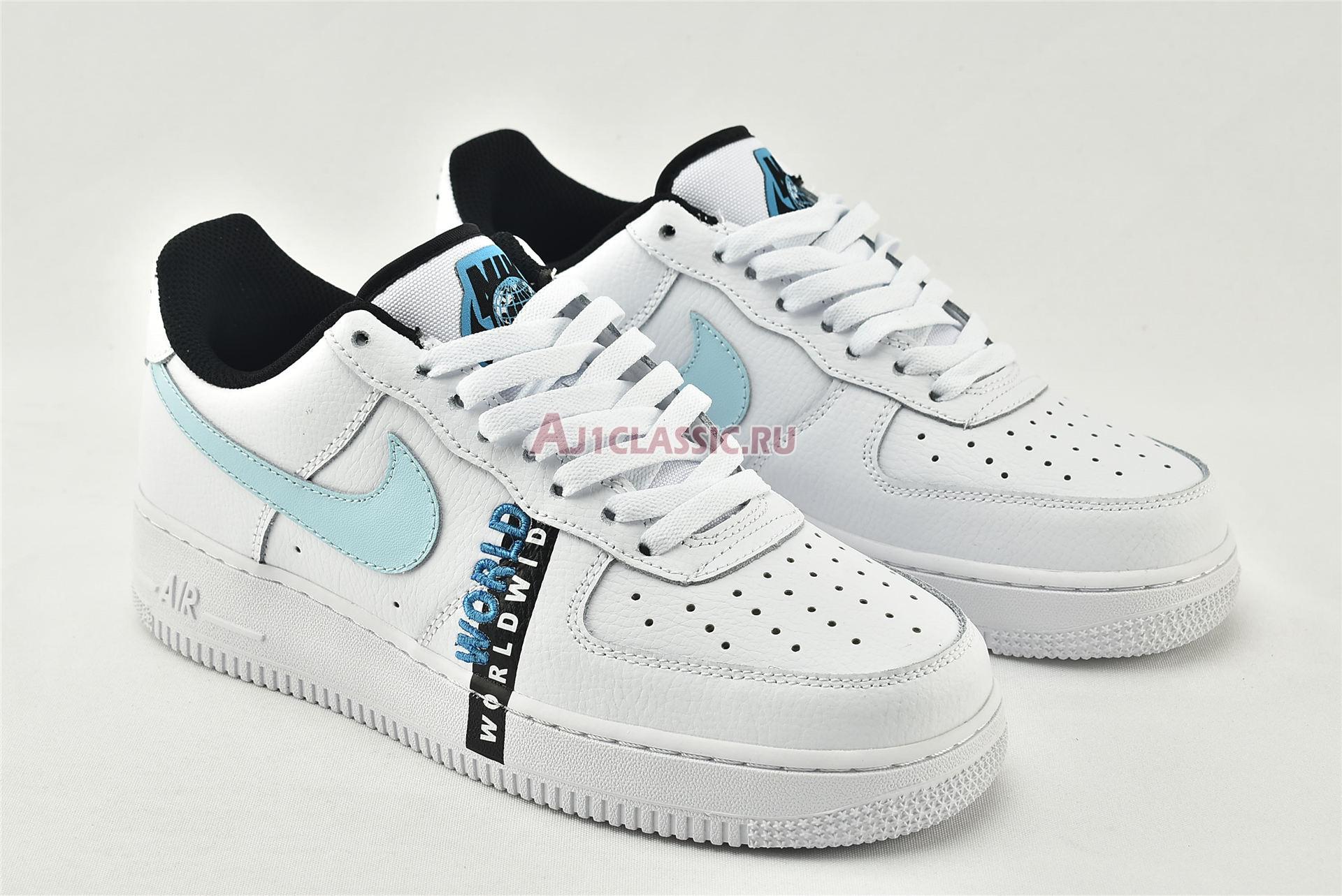 New Nike Air Force 1 07 LV8 "Worldwide Pack - Glacier Blue" CK6924-100 Shoes