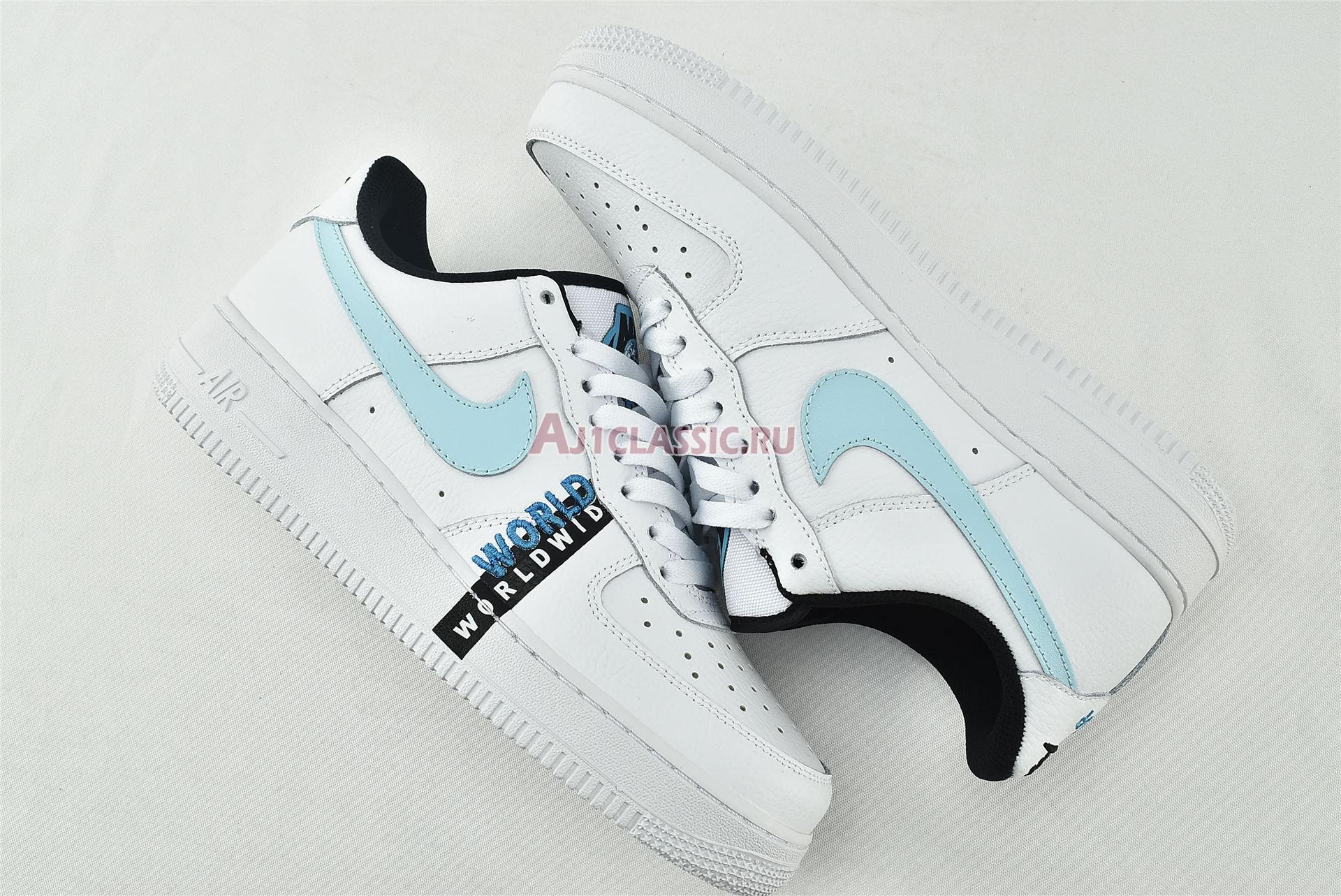 New Nike Air Force 1 07 LV8 "Worldwide Pack - Glacier Blue" CK6924-100 Shoes