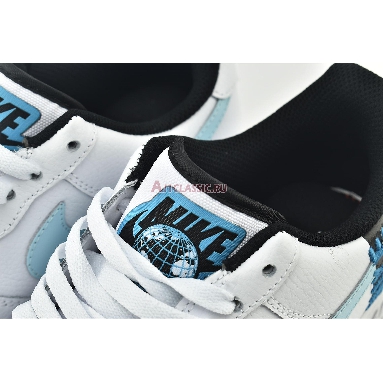 Nike Air Force 1 07 LV8 Worldwide Pack - Glacier Blue CK6924-100 White/Blue Fury/Black/Glacier Blue Mens Womens Shoes