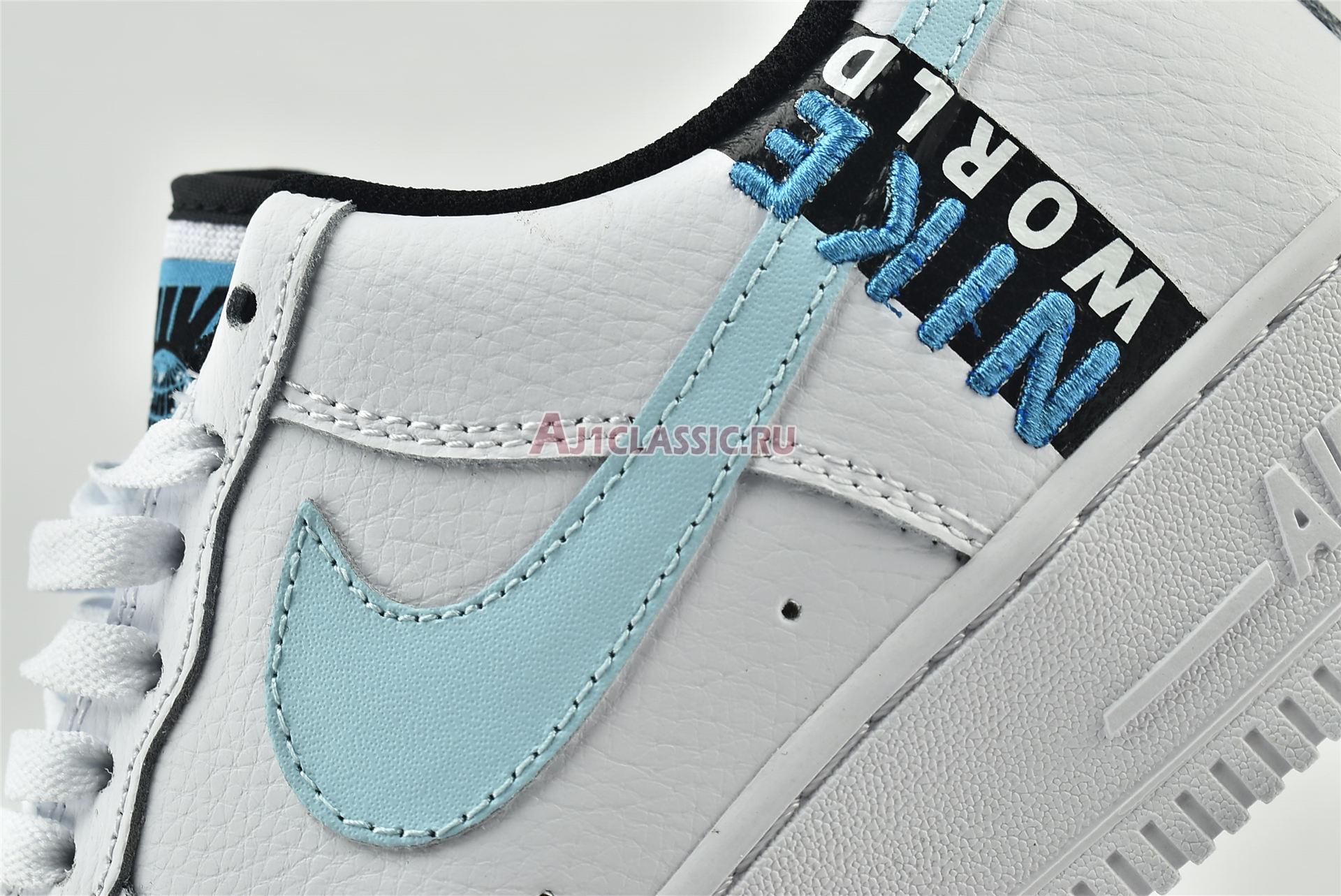 New Nike Air Force 1 07 LV8 "Worldwide Pack - Glacier Blue" CK6924-100 Shoes