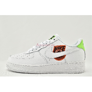 Nike Air Force 1 07 SE Worldwide Pack - Flash Crimson CT1414-100 White/Flash Crimson/Green Strike/White Mens Womens Shoes