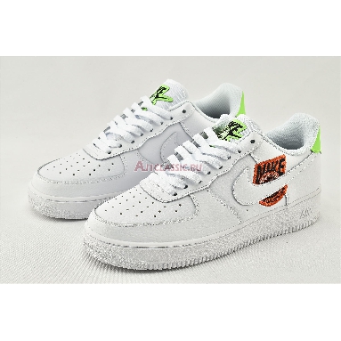 Nike Air Force 1 07 SE Worldwide Pack - Flash Crimson CT1414-100 White/Flash Crimson/Green Strike/White Mens Womens Shoes