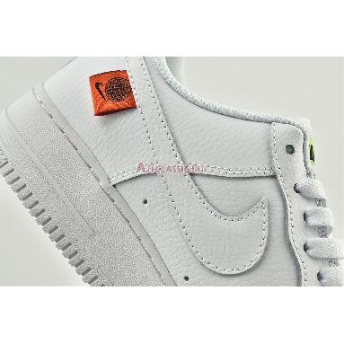 Nike Air Force 1 07 SE Worldwide Pack - Flash Crimson CT1414-100 White/Flash Crimson/Green Strike/White Mens Womens Shoes