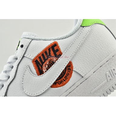 Nike Air Force 1 07 SE Worldwide Pack - Flash Crimson CT1414-100 White/Flash Crimson/Green Strike/White Mens Womens Shoes