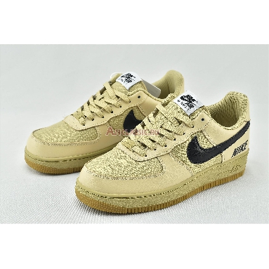 Nike Air Force 1 Low LV8 Gore-Tex BG Gold CQ4215-700 Team Gold/White/Black/Gum Med Brown Mens Womens Shoes