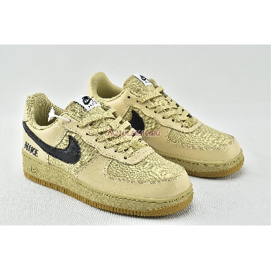 Nike Air Force 1 Low LV8 Gore-Tex BG Gold CQ4215-700 Team Gold/White/Black/Gum Med Brown Mens Womens Shoes