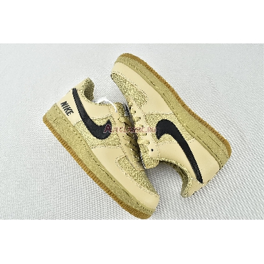 Nike Air Force 1 Low LV8 Gore-Tex BG Gold CQ4215-700 Team Gold/White/Black/Gum Med Brown Mens Womens Shoes