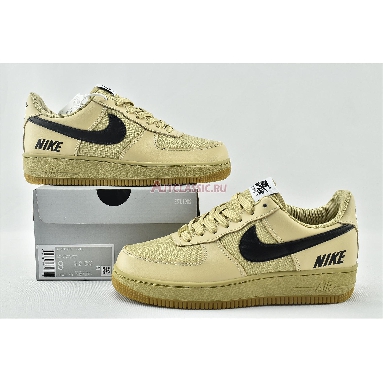 Nike Air Force 1 Low LV8 Gore-Tex BG Gold CQ4215-700 Team Gold/White/Black/Gum Med Brown Mens Womens Shoes