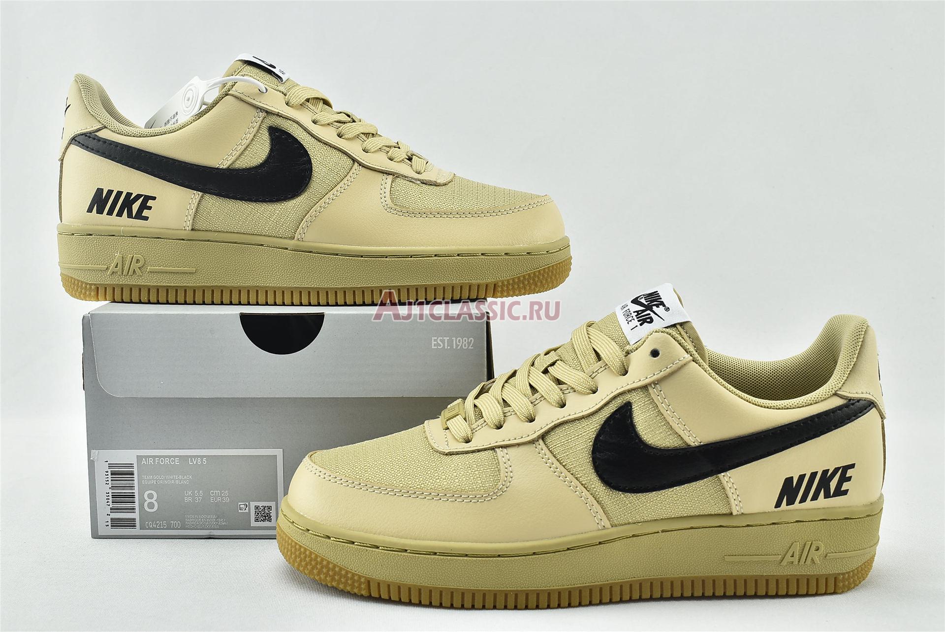 New Nike Air Force 1 Low LV8 Gore-Tex BG "Gold" CQ4215-700 Shoes