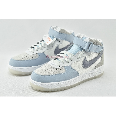 Nike Air Force 1 High 07 LV8 Light Armory Blue AO2425-500 Light Armory Blue/Obsidian Mist-Off White Mens Womens Shoes