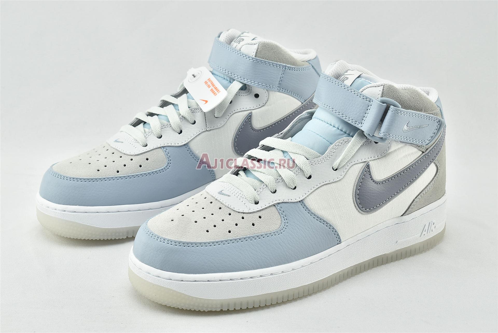 New Nike Air Force 1 High 07 LV8 "Light Armory Blue" AO2425-500 Shoes