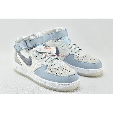 Nike Air Force 1 High 07 LV8 Light Armory Blue AO2425-500 Light Armory Blue/Obsidian Mist-Off White Mens Womens Shoes