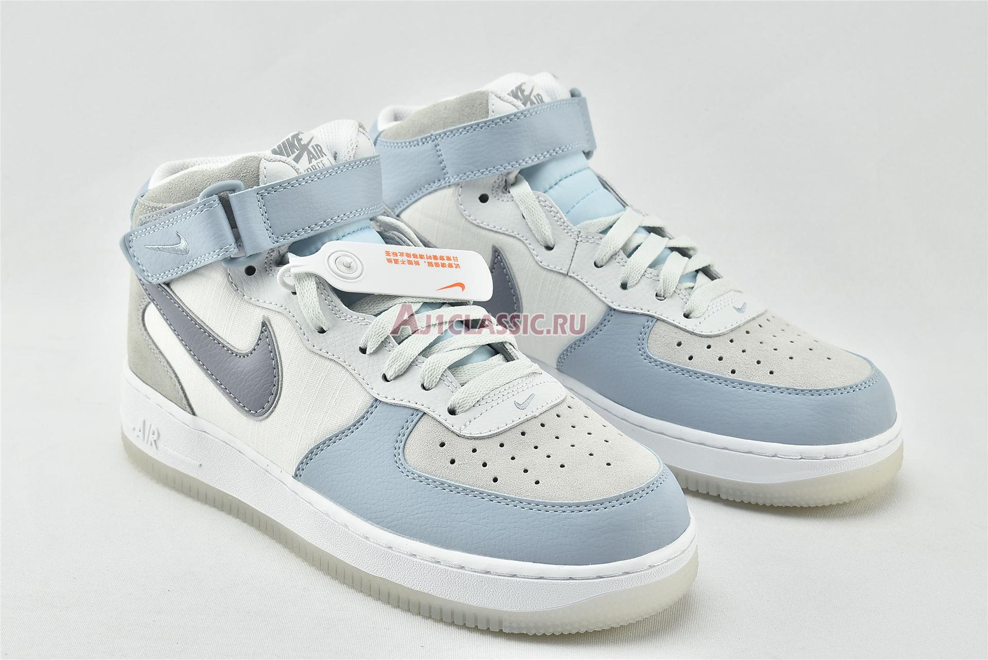 New Nike Air Force 1 High 07 LV8 "Light Armory Blue" AO2425-500 Shoes