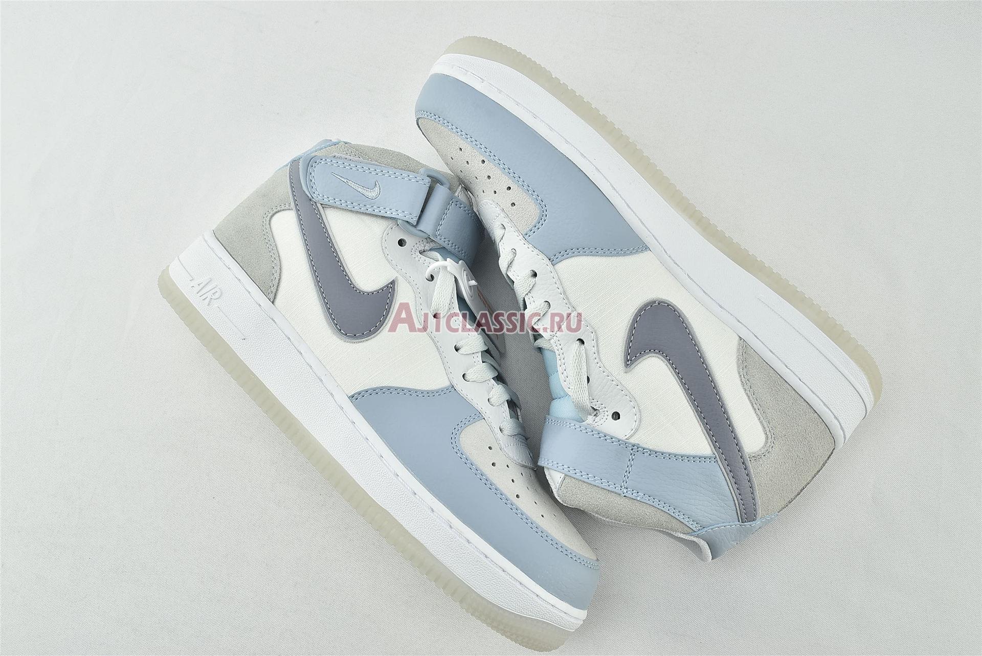 New Nike Air Force 1 High 07 LV8 "Light Armory Blue" AO2425-500 Shoes