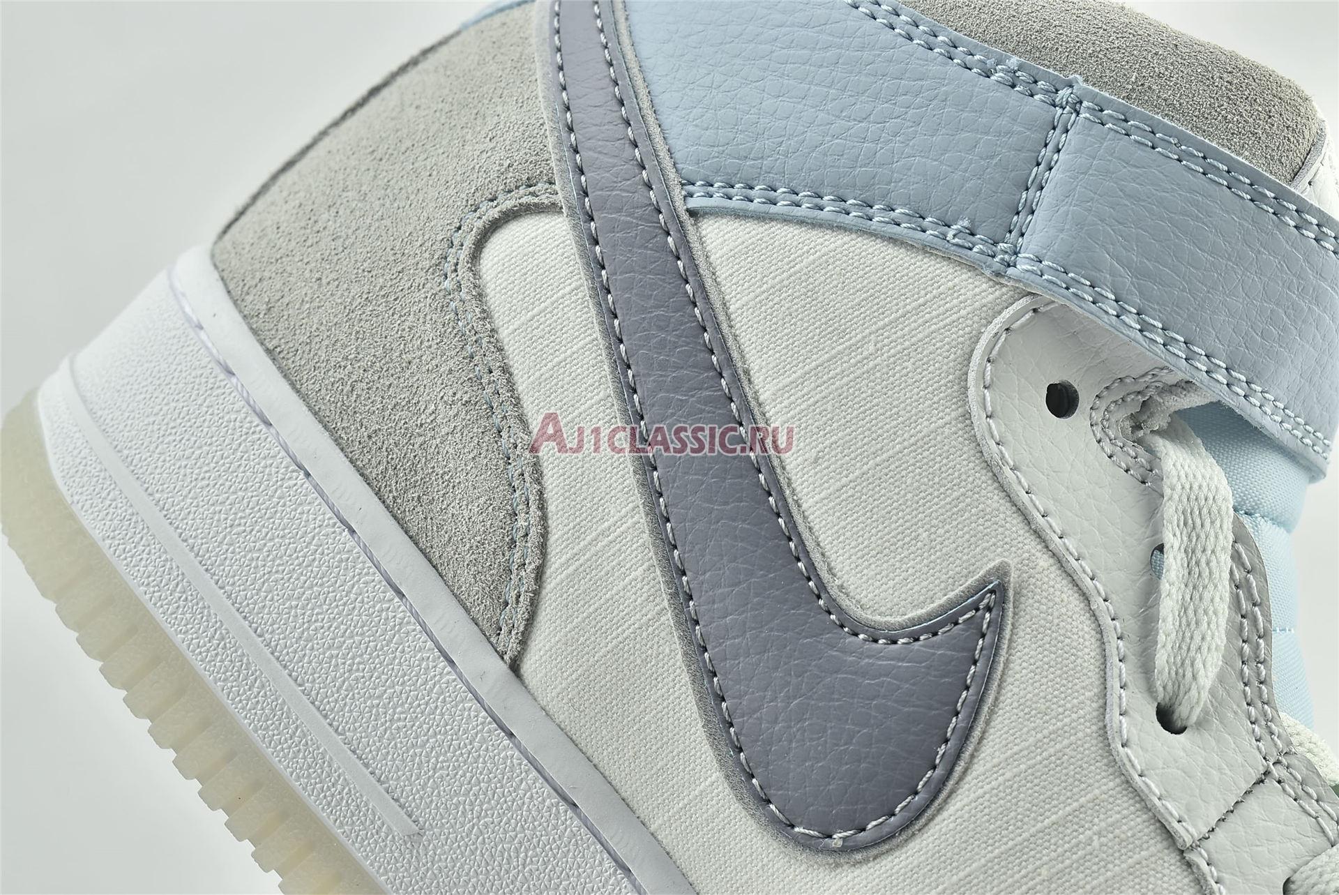 New Nike Air Force 1 High 07 LV8 "Light Armory Blue" AO2425-500 Shoes