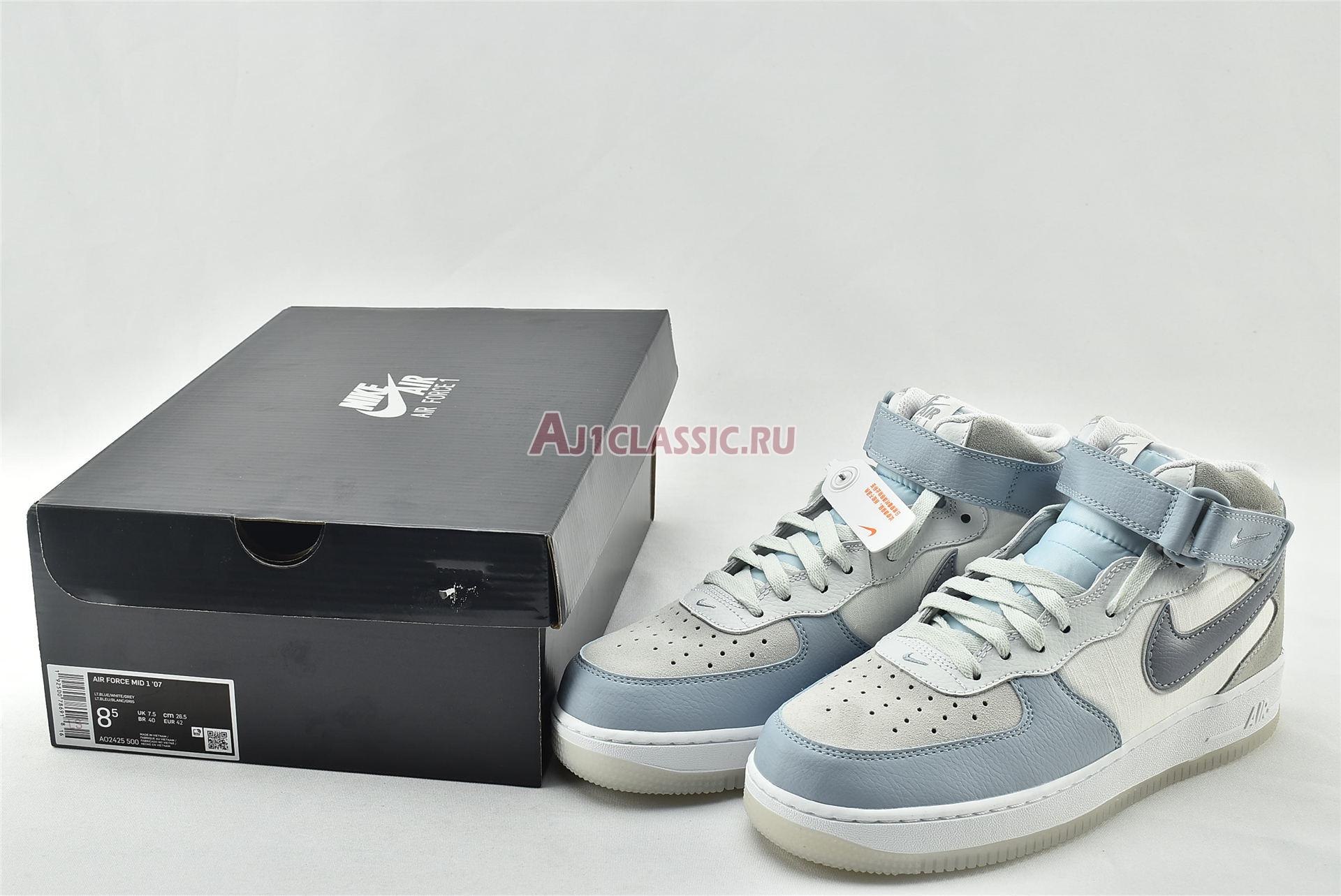 New Nike Air Force 1 High 07 LV8 "Light Armory Blue" AO2425-500 Shoes