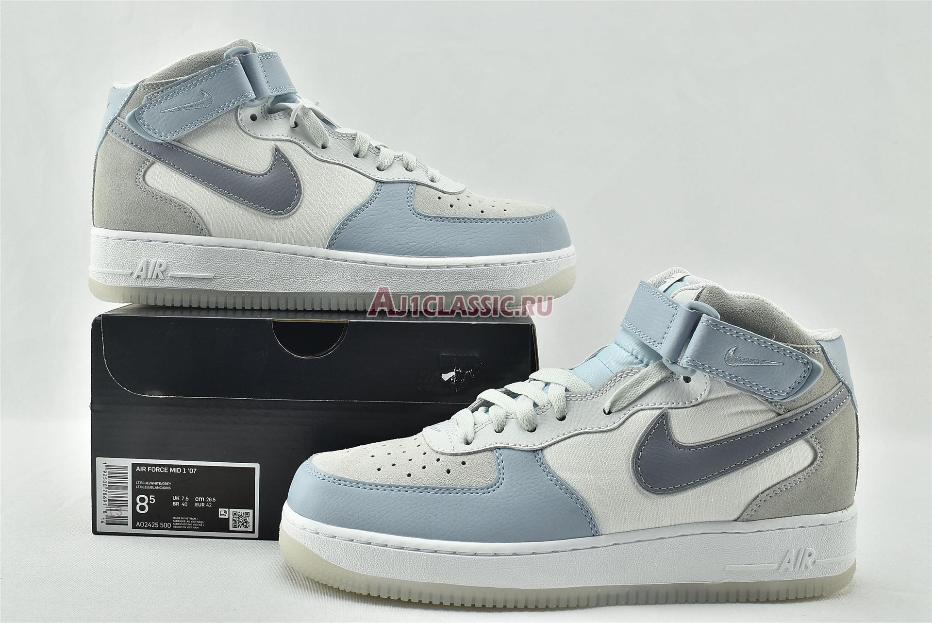 New Nike Air Force 1 High 07 LV8 "Light Armory Blue" AO2425-500 Shoes