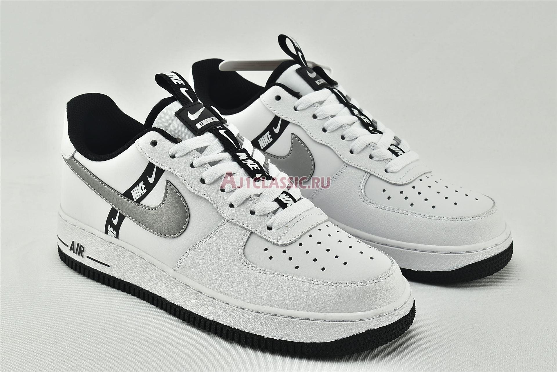 New Nike Air Force 1 LV8 KSA GS "Worldwide Pack - White Reflect Silver" CT4683-100 Shoes