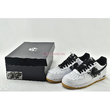 Nike Air Force 1 07 LV8 Pacific Northwest Camo CZ7891-100 White/Gum Light Brown/Sequoia/Black Sneakers