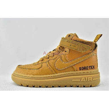 Nike Air Force 1 Gore-Tex Boot Wheat CT2815-200 Flax/Flax-Wheat-Gum Light Brown Mens Womens Shoes