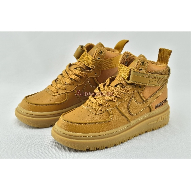 Nike Air Force 1 Gore-Tex Boot Wheat CT2815-200 Flax/Flax-Wheat-Gum Light Brown Mens Womens Shoes