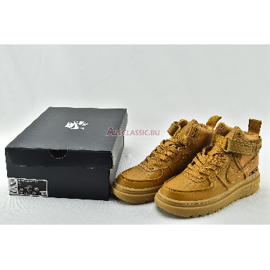 Nike Air Force 1 Gore-Tex Boot Wheat CT2815-200 Flax/Flax-Wheat-Gum Light Brown Mens Womens Shoes