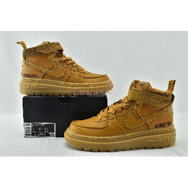 Nike Air Force 1 Gore-Tex Boot Wheat CT2815-200 Flax/Flax-Wheat-Gum Light Brown Mens Womens Shoes