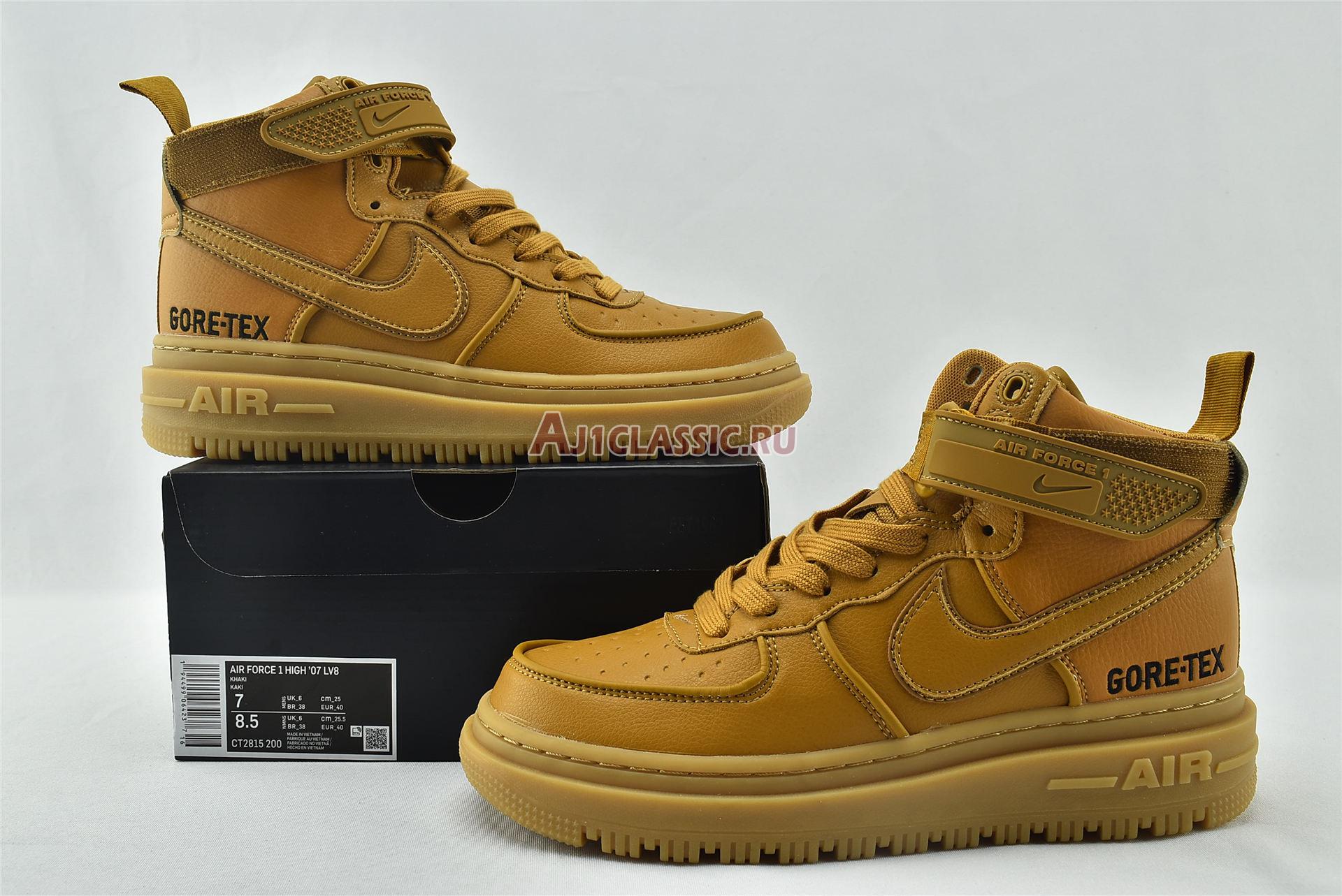 New Nike Air Force 1 Gore-Tex Boot "Wheat" CT2815-200 Shoes