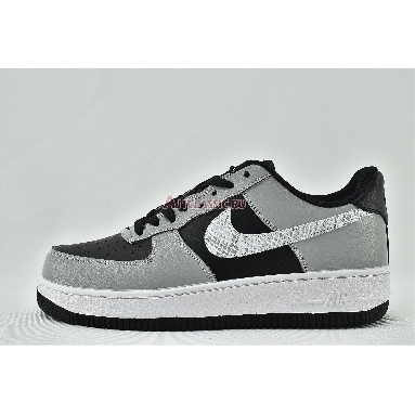 Nike Air Force 1 Low 3M Snake 2021 DJ6033-001 Black/Silver-White Mens Womens Shoes