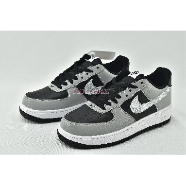 Nike Air Force 1 Low 3M Snake 2021 DJ6033-001 Black/Silver-White Mens Womens Shoes