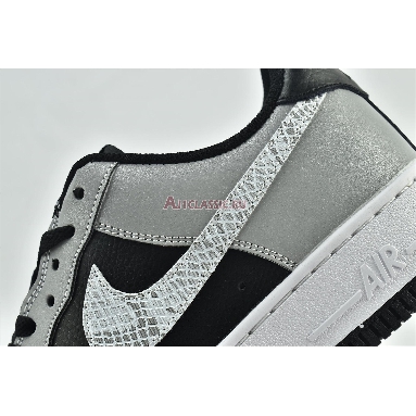 Nike Air Force 1 Low 3M Snake 2021 DJ6033-001 Black/Silver-White Mens Womens Shoes