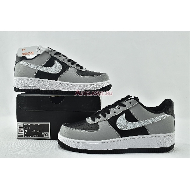 Nike Air Force 1 Low 3M Snake 2021 DJ6033-001 Black/Silver-White Mens Womens Shoes