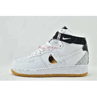 NBA x Air Force 1 High 07 LV8 White CT2306-100 White/White/Pure Platinum Sneakers