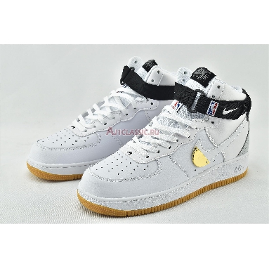 NBA x Air Force 1 High 07 LV8 White CT2306-100 White/White/Pure Platinum Sneakers