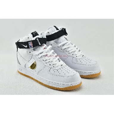 NBA x Air Force 1 High 07 LV8 White CT2306-100 White/White/Pure Platinum Sneakers