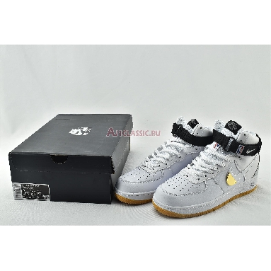 NBA x Air Force 1 High 07 LV8 White CT2306-100 White/White/Pure Platinum Sneakers