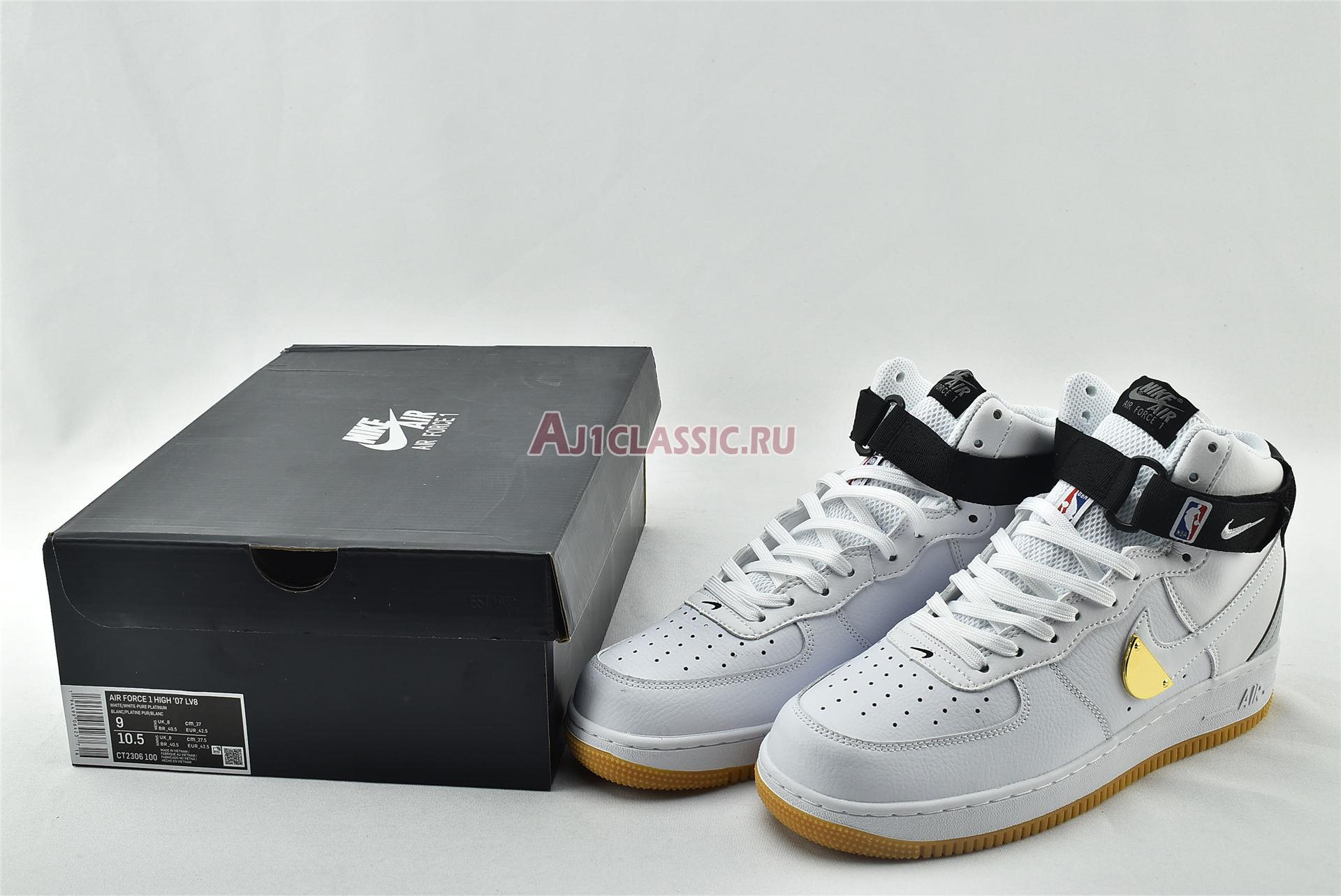 NBA x Air Force 1 High 07 LV8 "White" CT2306-100