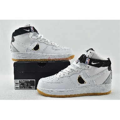 NBA x Air Force 1 High 07 LV8 White CT2306-100 White/White/Pure Platinum Sneakers