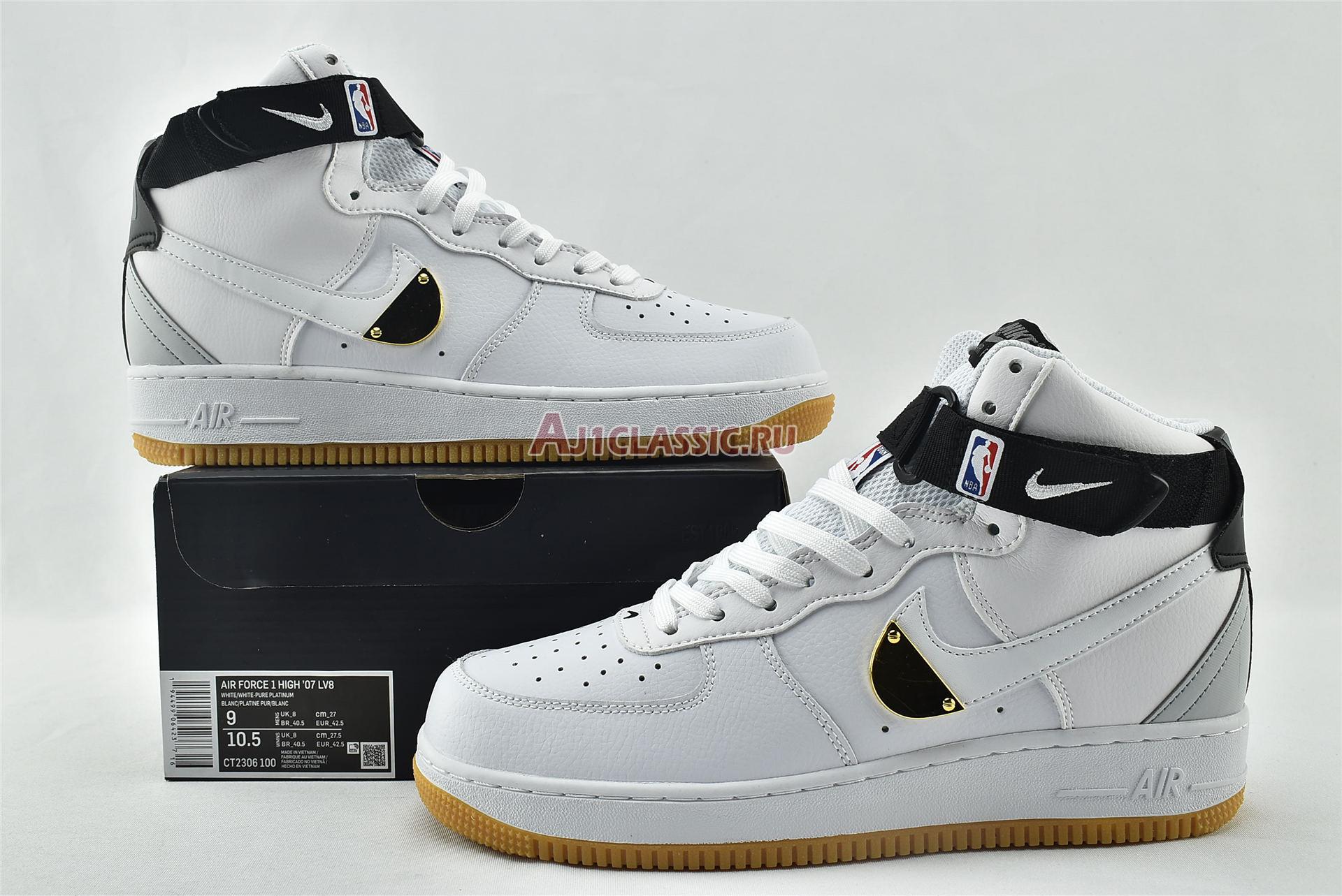 NBA x Air Force 1 High 07 LV8 "White" CT2306-100