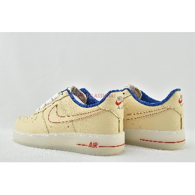 Nike Air Force 1 Low 07 LV8 Ice Sole DH0928-800 Guava Ice/Guava Ice/Game Royal Mens Womens Shoes