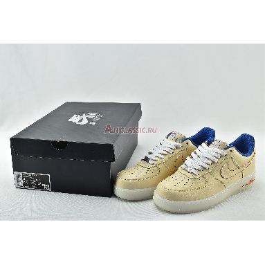 Nike Air Force 1 Low 07 LV8 Ice Sole DH0928-800 Guava Ice/Guava Ice/Game Royal Mens Womens Shoes