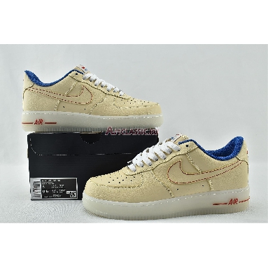 Nike Air Force 1 Low 07 LV8 Ice Sole DH0928-800 Guava Ice/Guava Ice/Game Royal Mens Womens Shoes