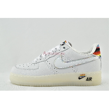 Nike Air Force 1 Low BeTrue CV0258-100 White/Multi-Color/White Mens Womens Shoes